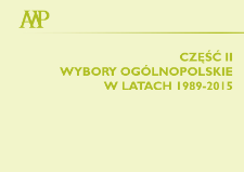 Atlas wyborczy Polski, Część II. Wybory og&oacute;lnopolskie w latach 1989-2015