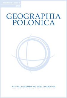 Geographia Polonica Vol. 95 No. 3 (2022)