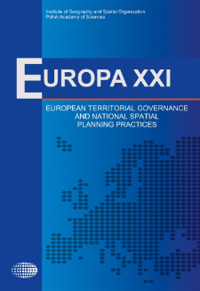 Europa XXI 42 (2022) : The Transformation of post-industrial areas and territorial aspects of Just Transition Fund implementation