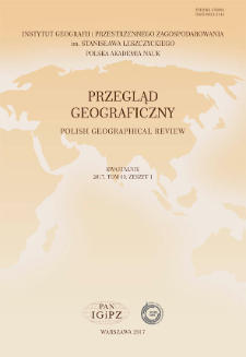 Przegląd Geograficzny T. 89 z. 1 (2017)