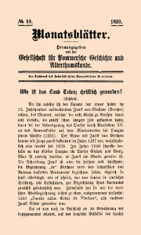 Monatsblätter Jhrg. 13, H. 10 (1899)