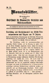 Monatsblätter Jhrg. 13, H. 11 (1899)