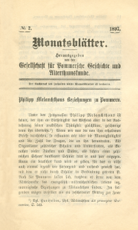 Monatsblätter Jhrg. 11, H. 2 (1897)