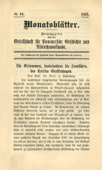 Monatsblätter Jhrg. 11, H. 10 (1897)