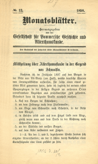 Monatsblätter Jhrg. 12, H. 12 (1898)