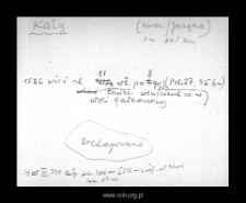 Kały-Szałkowizna, obecnie część wsi Antonin&oacute;w. Files of Tarczyn disitrict in the Middle Ages. Files of Historico-Geographical Dictionary of Masovia in the Middle Ages