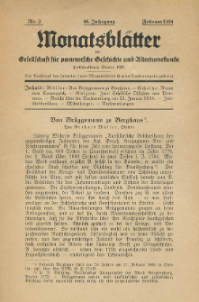 Monatsblätter Jhrg. 48, H. 2 (1934)