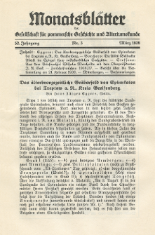 Monatsblätter Jhrg. 52, H. 3 (1938)