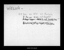 Wieluń. Files of Szrensk district in the Middle Ages. Files of Historico-Geographical Dictionary of Masovia in the Middle Ages