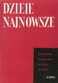 Stosunki polsko-radzieckie lat 1932-1939 w świetle radzieckich wydawnictw źródłowych