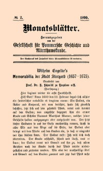 Monatsblätter Jhrg. 13, H. 2 (1899)