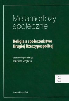 Religia a społeczeństwo Drugiej Rzeczypospolitej