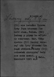 Kartoteka Słownika polszczyzny XVI w.; Źr&oacute;dło; Marchołt adj.,pron.,subst.,verb