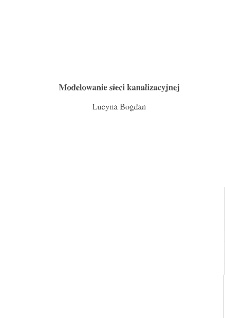 Modelowanie sieci kanalizacyjnych