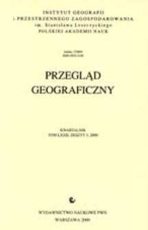 Przegląd Geograficzny T. 72 z. 3 (2000)