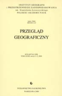 Przegląd Geograficzny T. 72 z. -1-2 (2000)