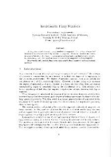 Intuitionistic fuzzy numbers
