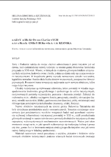 Nazwy obiekt&oacute;w noclegowych na terenie gminy Bukowina Tatrzańska
