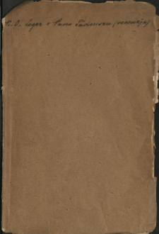Pan Tadeusz, par Louis L&eacute;ger