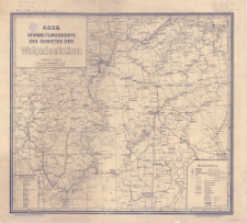 A.S.S.R. Verwaltungskarte des Gebietes der Wolgadeutschen : Maßstab 1:500 000