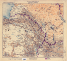 Karta &ucirc;žnoj pograničnoj polocy aziatskoj časti S.S.S.R. : mas&scaron;tab 40 verst v d&ucirc;jme. 18, (A&scaron;habad, Gerat, Astrabad, Me&scaron;hed)
