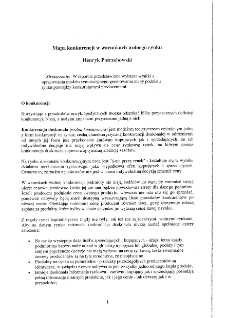 Mapa konkurencji w warunkach wolnego rynku