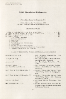 Polish Theriological Bibliography, 1979