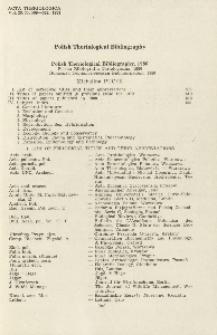 Polish Theriological Bibliography, 1980