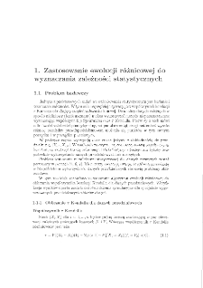 Zastosowanie ewolucji r&oacute;żnicowej do wyznaczania zależności statystycznych * Problem badawczy