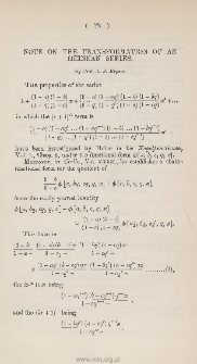 Proof of a theorem in the theory of numbers