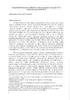 Gospodarka finansowa podsektora samorządowego w krajach UE w okresie kryzysu 2008-2010