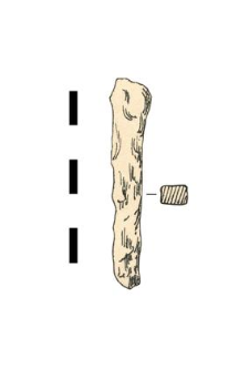 nail, iron, fragment
