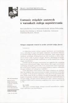Nitrogen compounds removal in aerobic activated sludge process