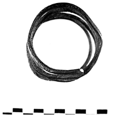 bracelet of a spiral band (Rudki) - metallographic analysis