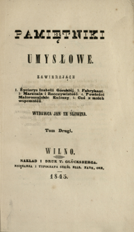 Pamiętniki Umysłowe 1845 T.2
