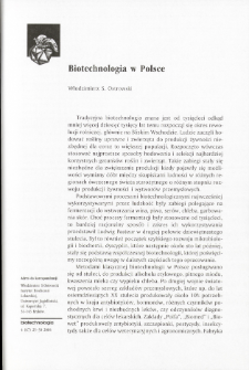 Biotechnologia w Polsce