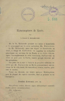 Hym&eacute;nopt&egrave;res de Kor&eacute;e