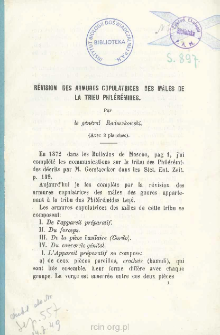 R&eacute;vision des armures copulatrices des males de la tribu Phil&eacute;r&eacute;mides
