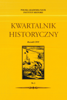 Kwartalnik Historyczny R. 116 nr 3 (2009), Recenzje