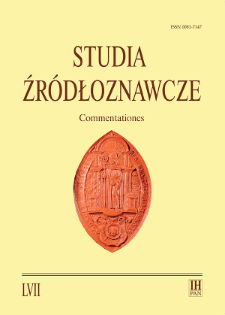 Od przedstawień figuralnych do heraldycznych : opaci lubiąscy i ich pieczęcie od schyłku średniowiecza do sekularyzacji klasztoru w 1810 roku