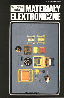 Spis treści 1991 nr 1(73) = Contents 1991 nr 1(73)