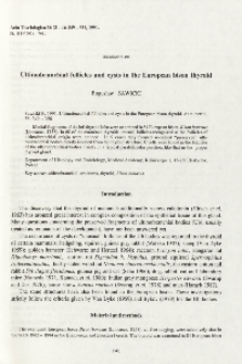 Bisoniana 106. Ultimobranchial follicles and cysts in the European bison thyroid