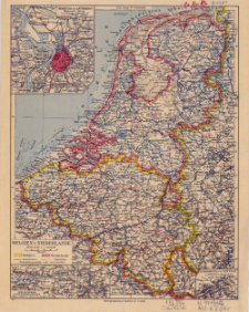 Belgien u. Niederlande : Maßstab 1:1 650 000
