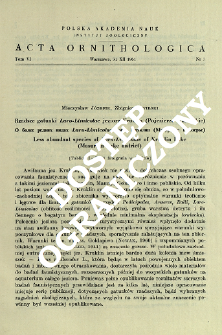 Rzadsze gatunki Laro-Limicolae jeziora Kruklin (Pojezierze Mazurskie)