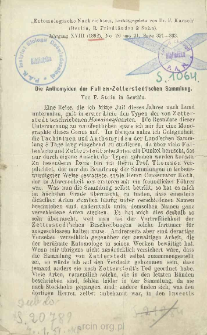 Die Anthomyiden der Fallen-Zetterstedt&rsquo;schen Sammlung
