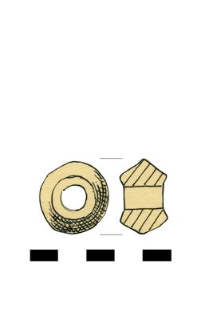 spindle whorl, clay