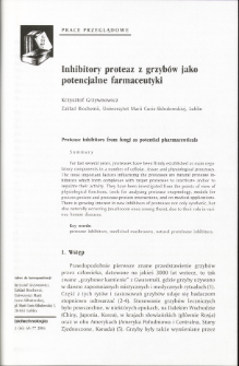 Protease inhibitors from fungi as potential pharmaceuticals