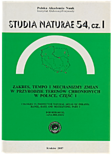 Changes in lichen biota in the area of the Bieszczady National Park in the last 50 years