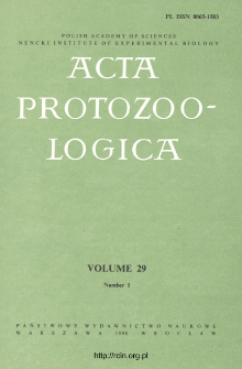 Acta Protozoologica, Vol. 29, Nr 1