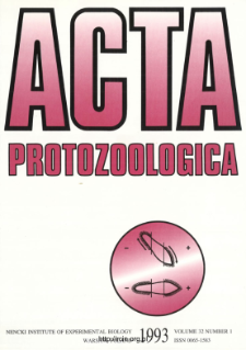 Acta Protozoologica, Vol. 32, Nr 1 (1993)